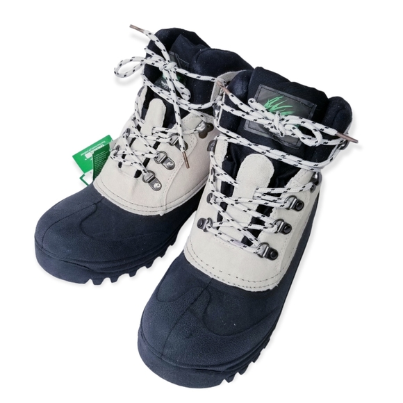 Itasca "Ice Breaker" Grey Suede Insulated Winter Ankle Boots Woman's Size 10 - Picture 3 of 8